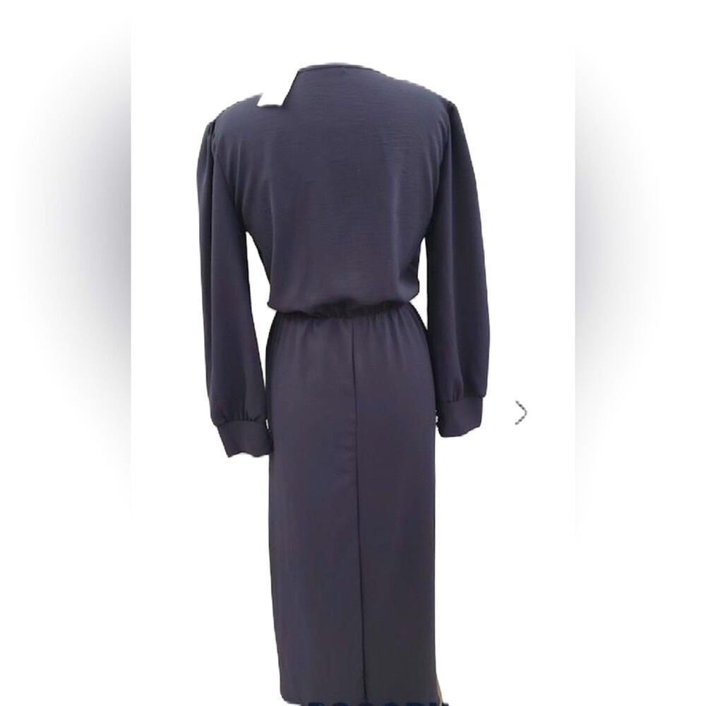 NEW Fraiche by J Long Sleeve Faux Wrap Dress Size M - Picture 3 of 5